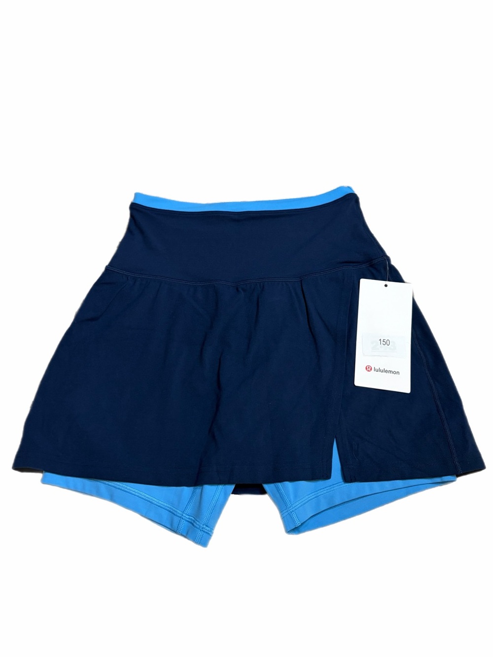 NWT Lululemon Align Super High-Rise Side-Slit Skirt *Trim Club Blue/Ocean Wave 6